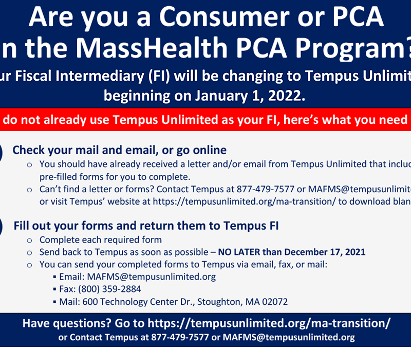 MassHealth PCA Program